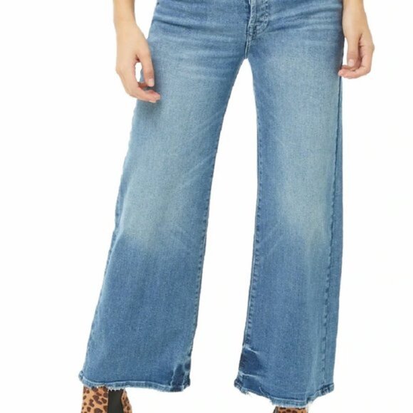 New Forever 21 High Rise Flare Ankle Jeans - Picture 4 of 11